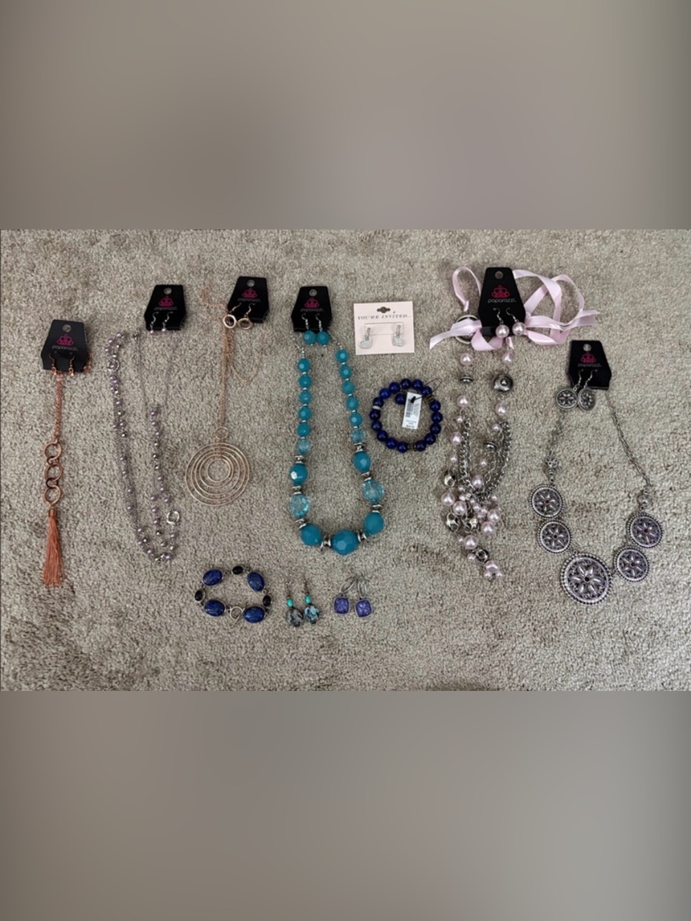 Paparazzi Multi-Necklace and Bracelet-lot of 11
